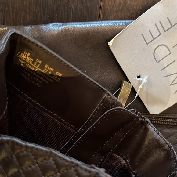 Life stride wide calf brown quilted boots NIB 7.5 - Picture 8 of 10